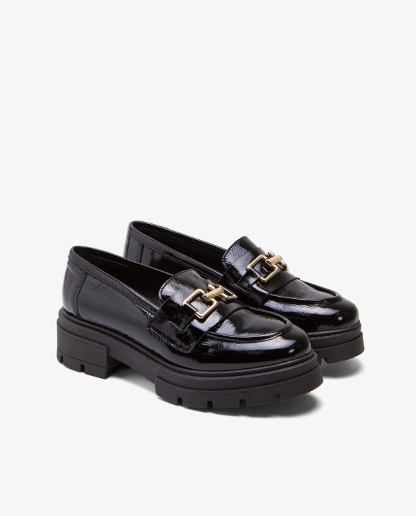 Cuplé MOCASIN TRABILLA CHAROL PIEL NEGRO Gran oferta