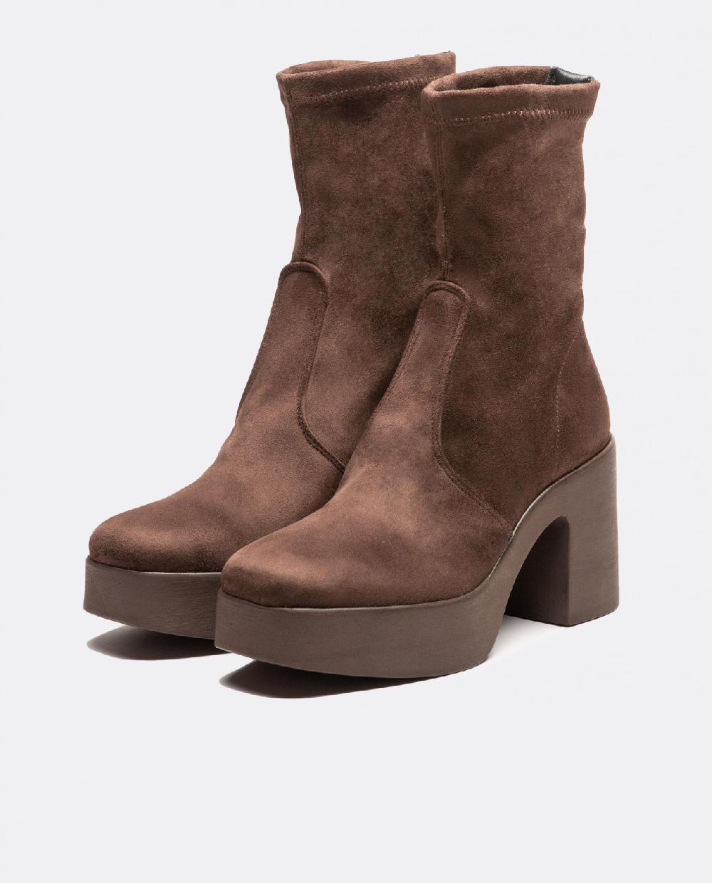 Cuplé BOTIN PLATAFORMA ULTRASUEDE STRECH MARRON Mejor oferta