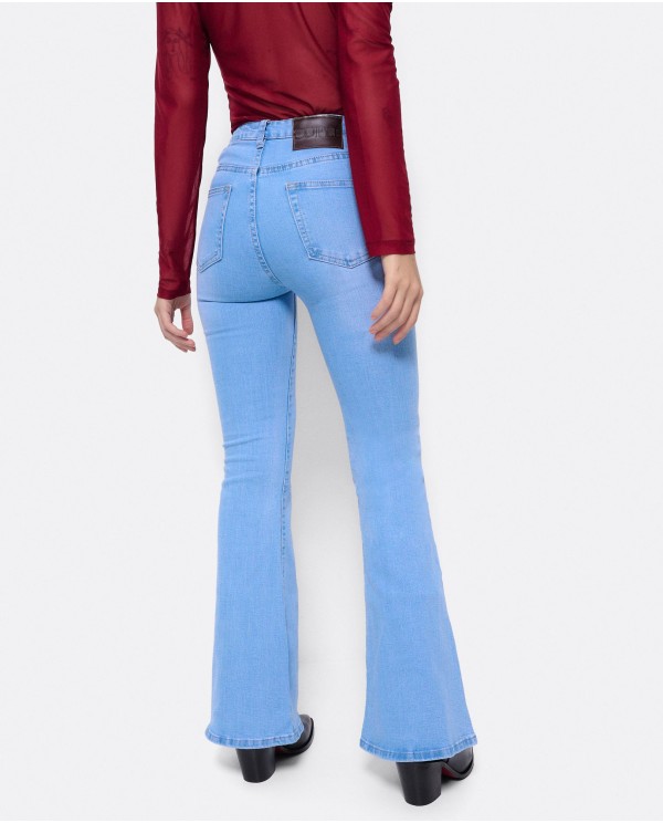 Cuplé PANTALÓN VAQUERO CON CAMPANA VAQUERO AZUL Liquidación