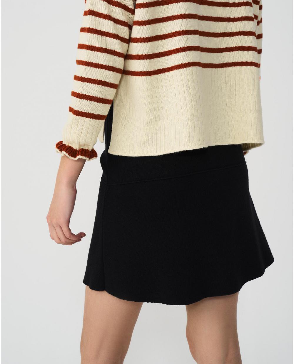 Cuplé FALDA MINI VOLANTE PUNTO NEGRO Descuento por venta flash