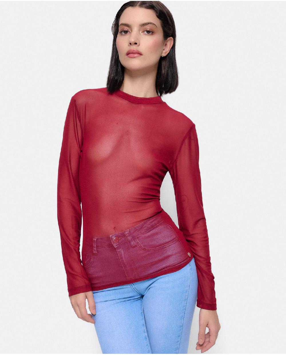 Cuplé TOP TUL BURDEOS Outlet online