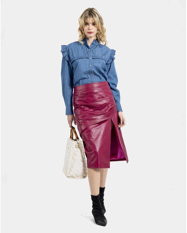 Cuplé CAMISA VOLANTES DENIM AZUL Ofertas