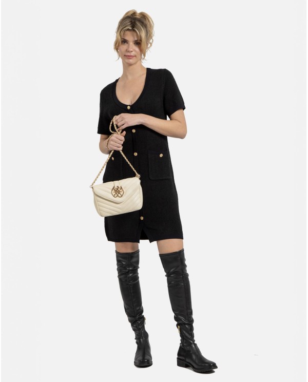 Cuplé VESTIDO BOTONES PUNTO NEGRO Gran oferta