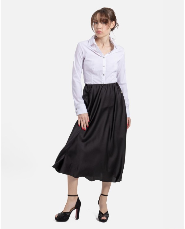 Cuplé FALDA MIDI SATEN NEGRO Los más vendidos