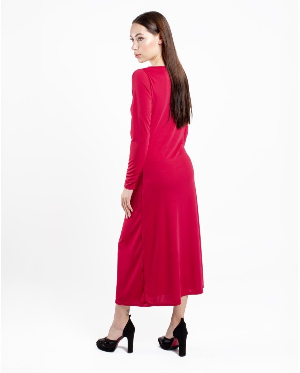 Cuplé VESTIDO ARO CREP BURDEOS Tienda