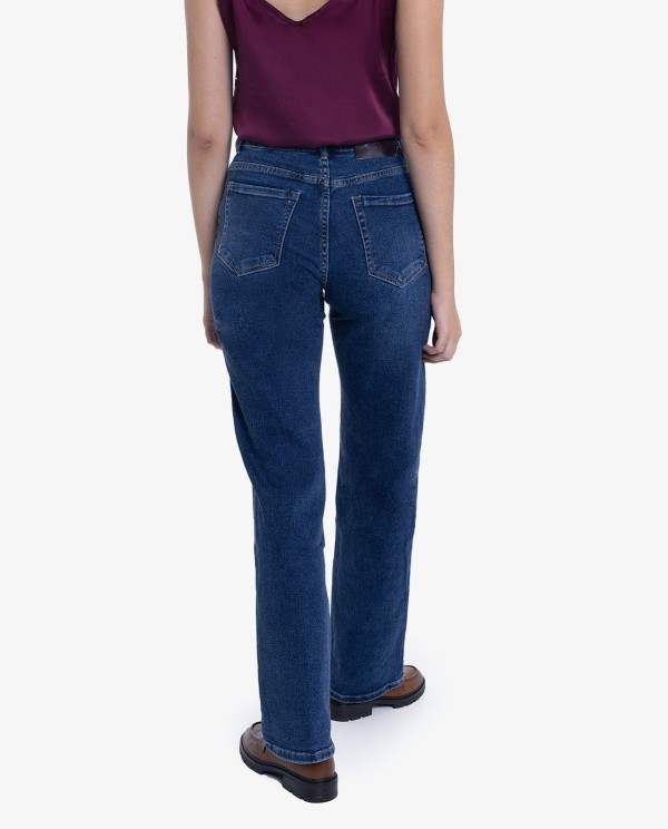 Cuplé VAQUERO RECTO DE DENIM AZUL CLÁSICO Rebajas top