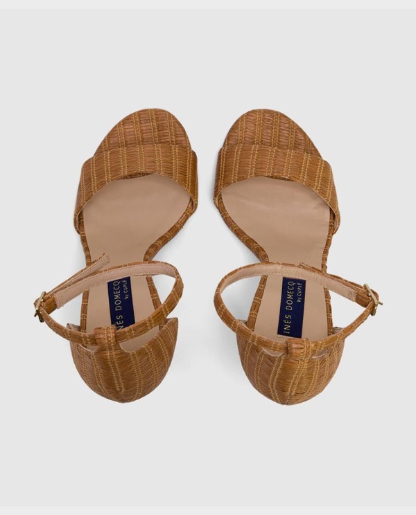 Cuplé SANDALIA EL PALMAR RAFIA BEIG Oferta especial