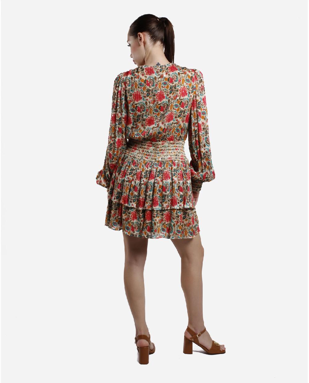 Cuplé MINI VESTIDO VOLANTES GASA ESTAMPADO FLORES Tienda