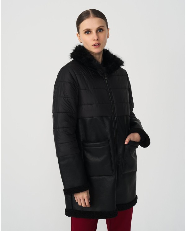 Cuplé PARKA POLIPIEL NYLON NEGRO Promoción trimestral