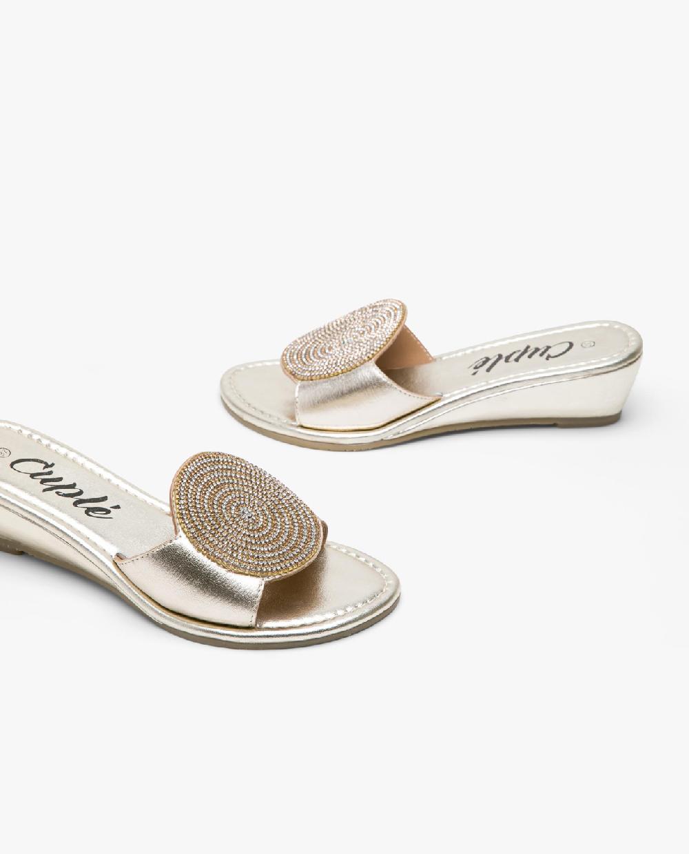 Cuplé ZUECO CIRCULO STRASS ORO Ofertas de temporada