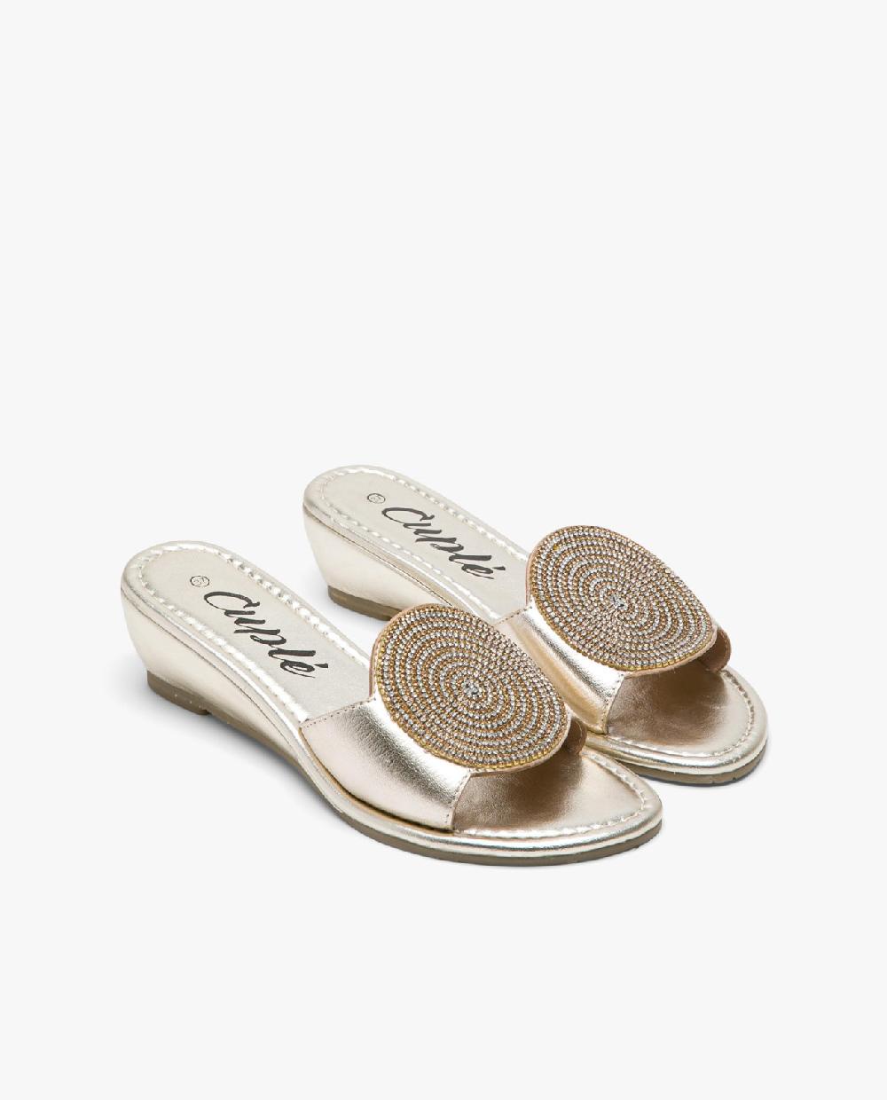 Cuplé ZUECO CIRCULO STRASS ORO Ofertas de temporada