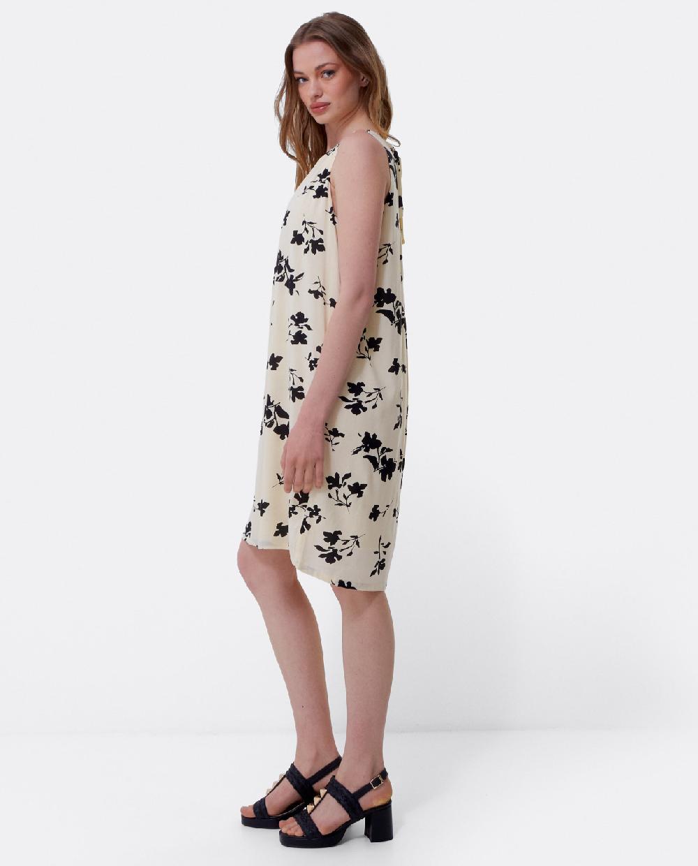 Cuplé MINI VESTIDO ESCOTE PLIEGUES VISCOSA ESTAMPADO FLO Rebajas