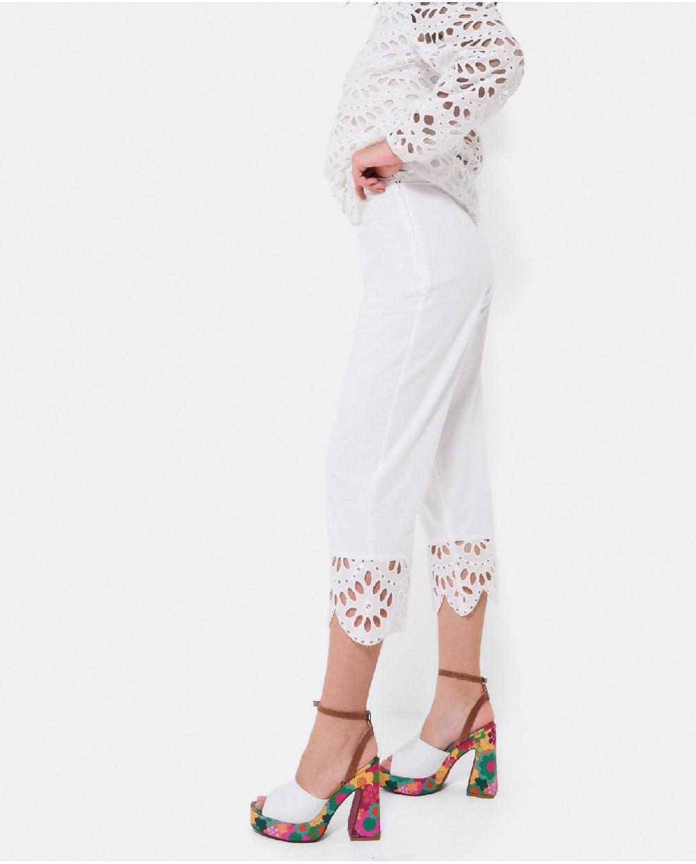 Cuplé PANTALON BAJO GUIPUR ALGODON BLANCO Ofertas