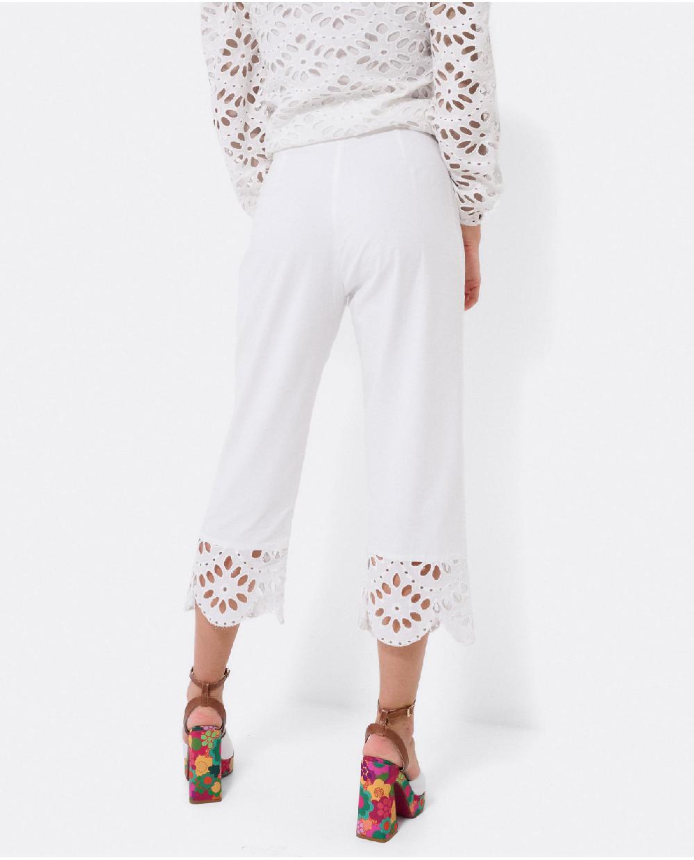 Cuplé PANTALON BAJO GUIPUR ALGODON BLANCO Ofertas