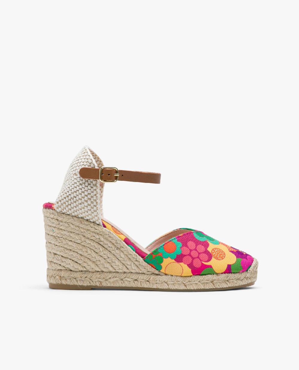 Cuplé VALENCIANA PICO TEJIDO ESTAMPADO FLORES