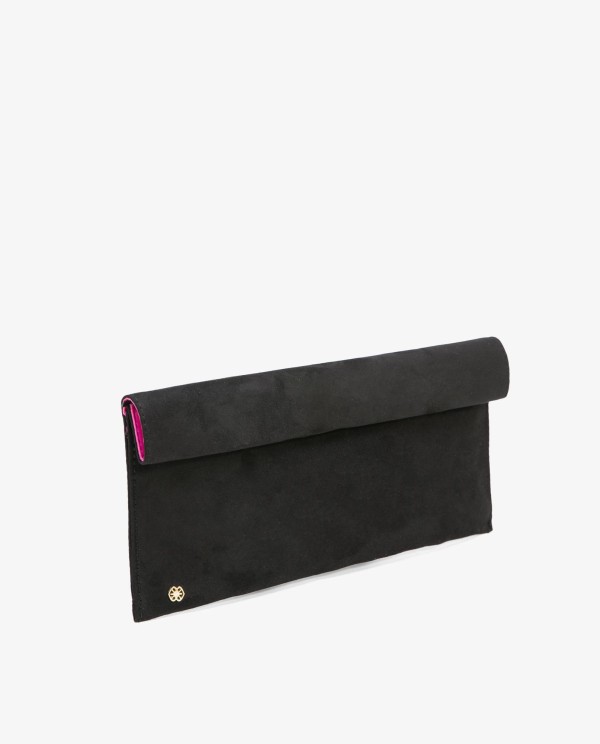 Cuplé CARTERA IMAN ULTRASUEDE NEGRO Tienda de fábrica