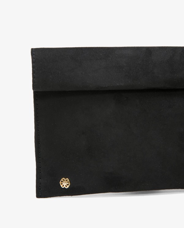 Cuplé CARTERA IMAN ULTRASUEDE NEGRO Tienda de fábrica
