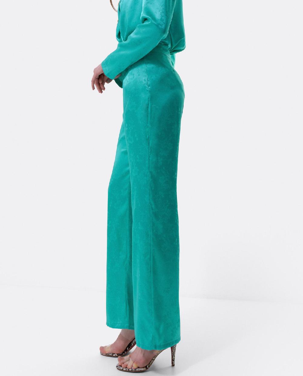 Cuplé PANTALON RECTO JACQUARD AZUL Limitado a 3 días