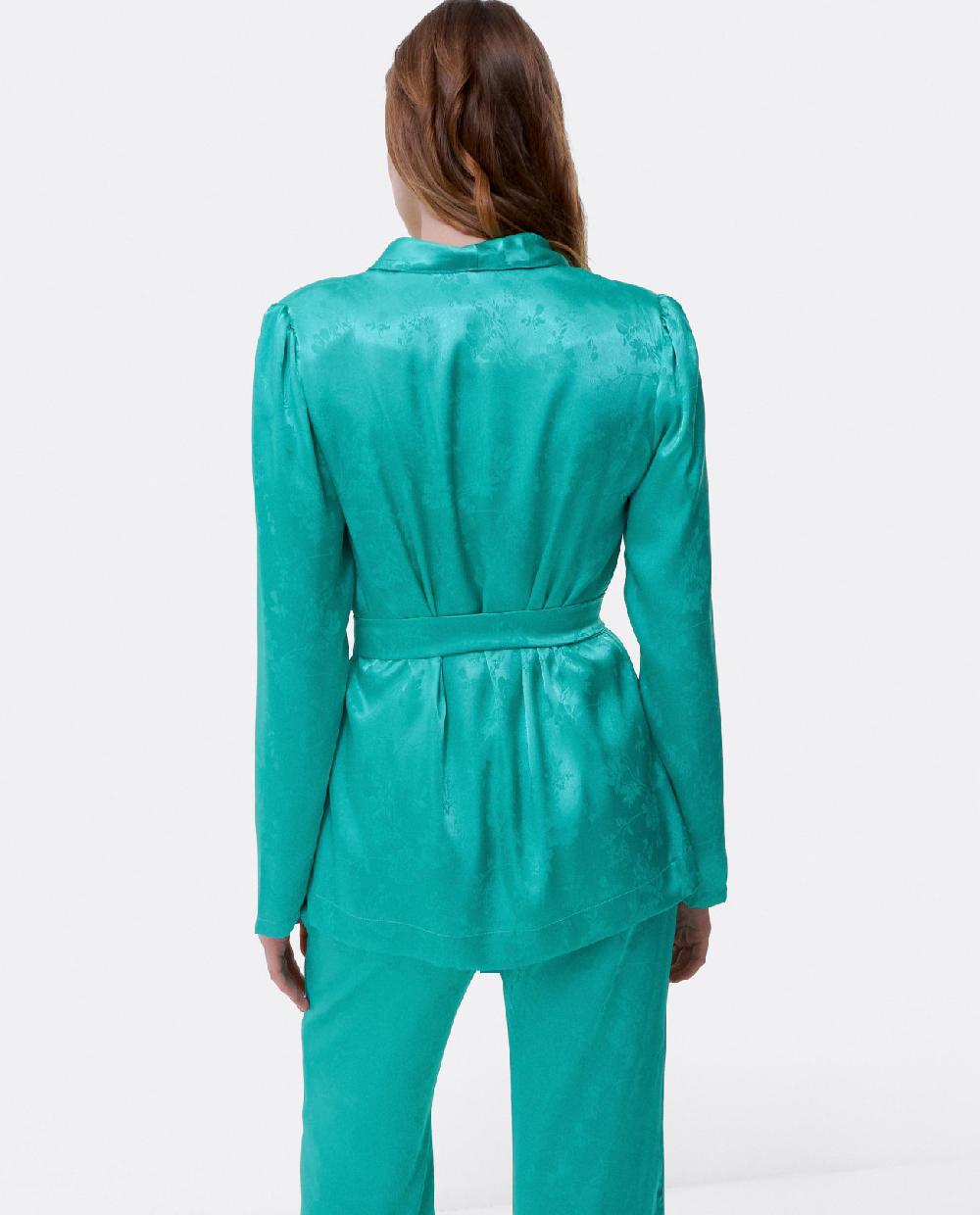 Cuplé AMERICANA CRUZADA JACQUARD AZUL En oferta