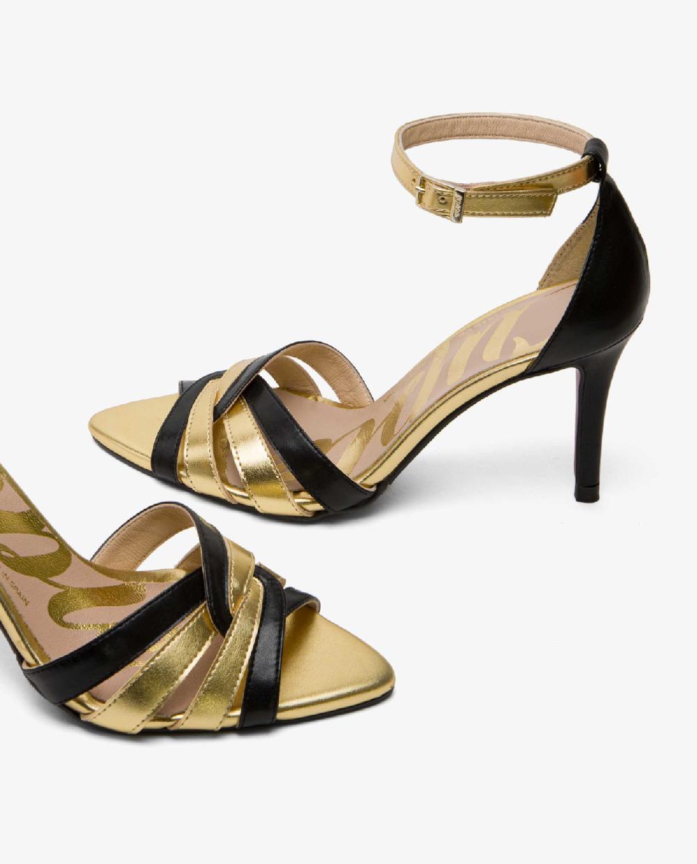 Cuplé SANDALIA ENTRELAZADA PIEL NEGRO Oferta exclusiva