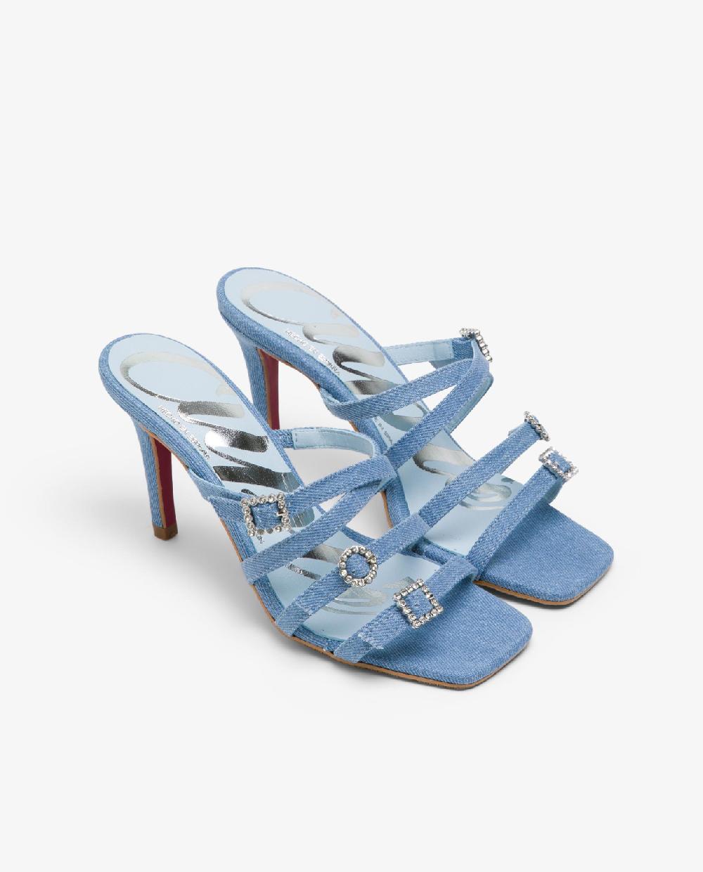 Cuplé SANDALIA TIRAS VAQUERO AZUL Ofertas de temporada