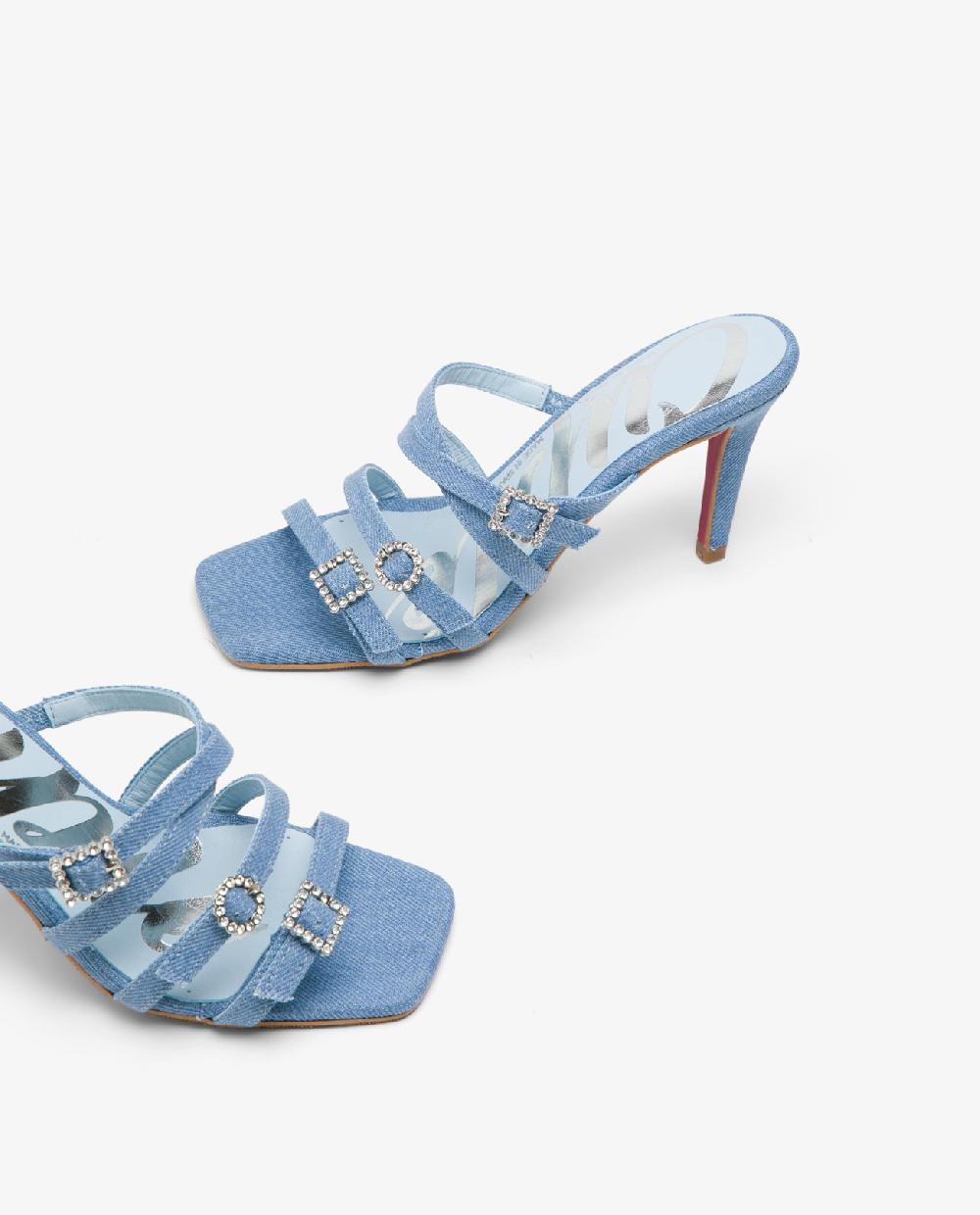 Cuplé SANDALIA TIRAS VAQUERO AZUL Ofertas de temporada