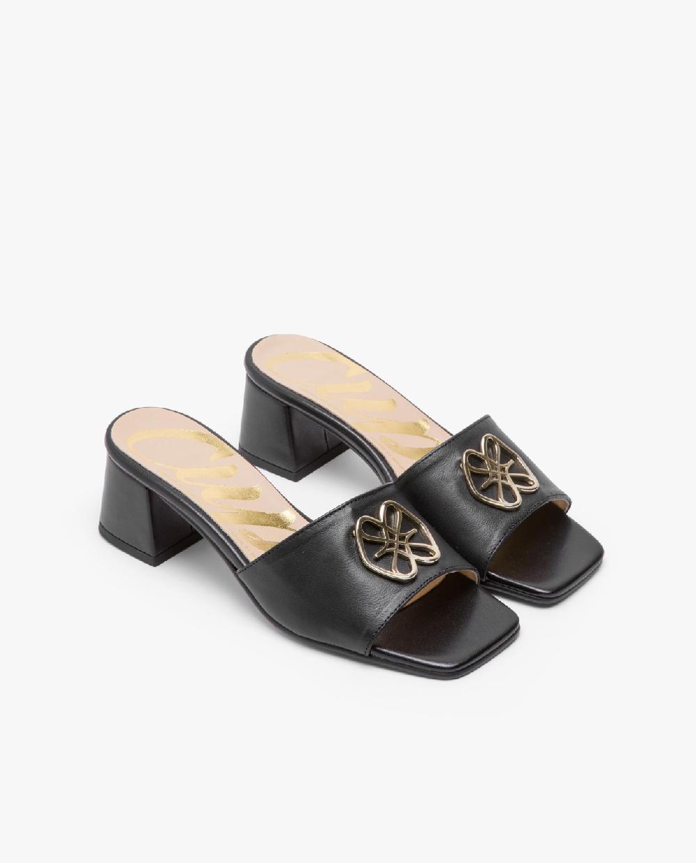 Cuplé PALA LOGO PIEL NEGRO Ofertas especiales