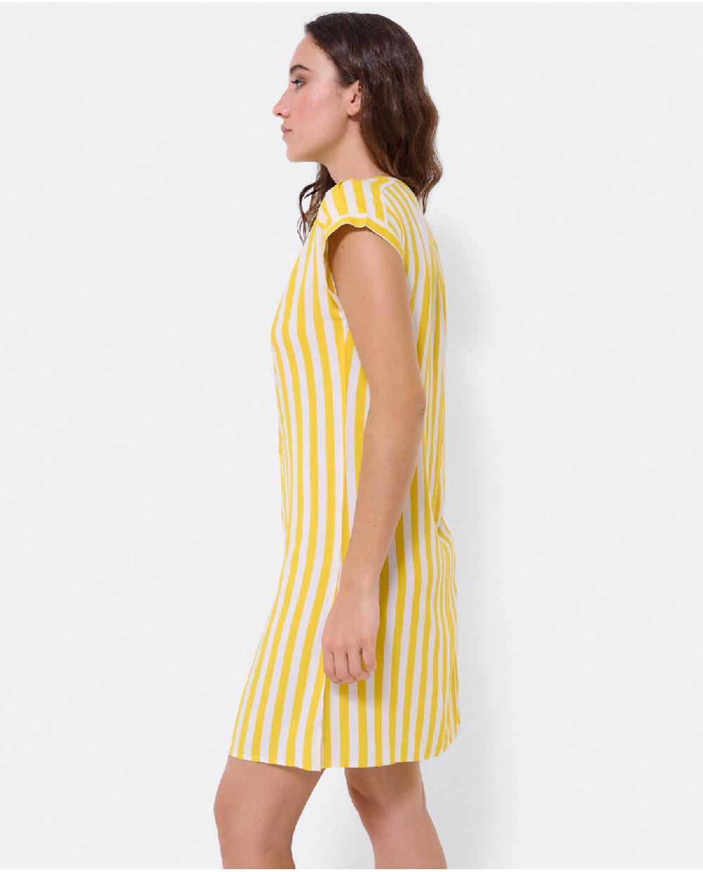 Cuplé VESTIDO MINI BOHO VISCOSA AMARILLO 2025