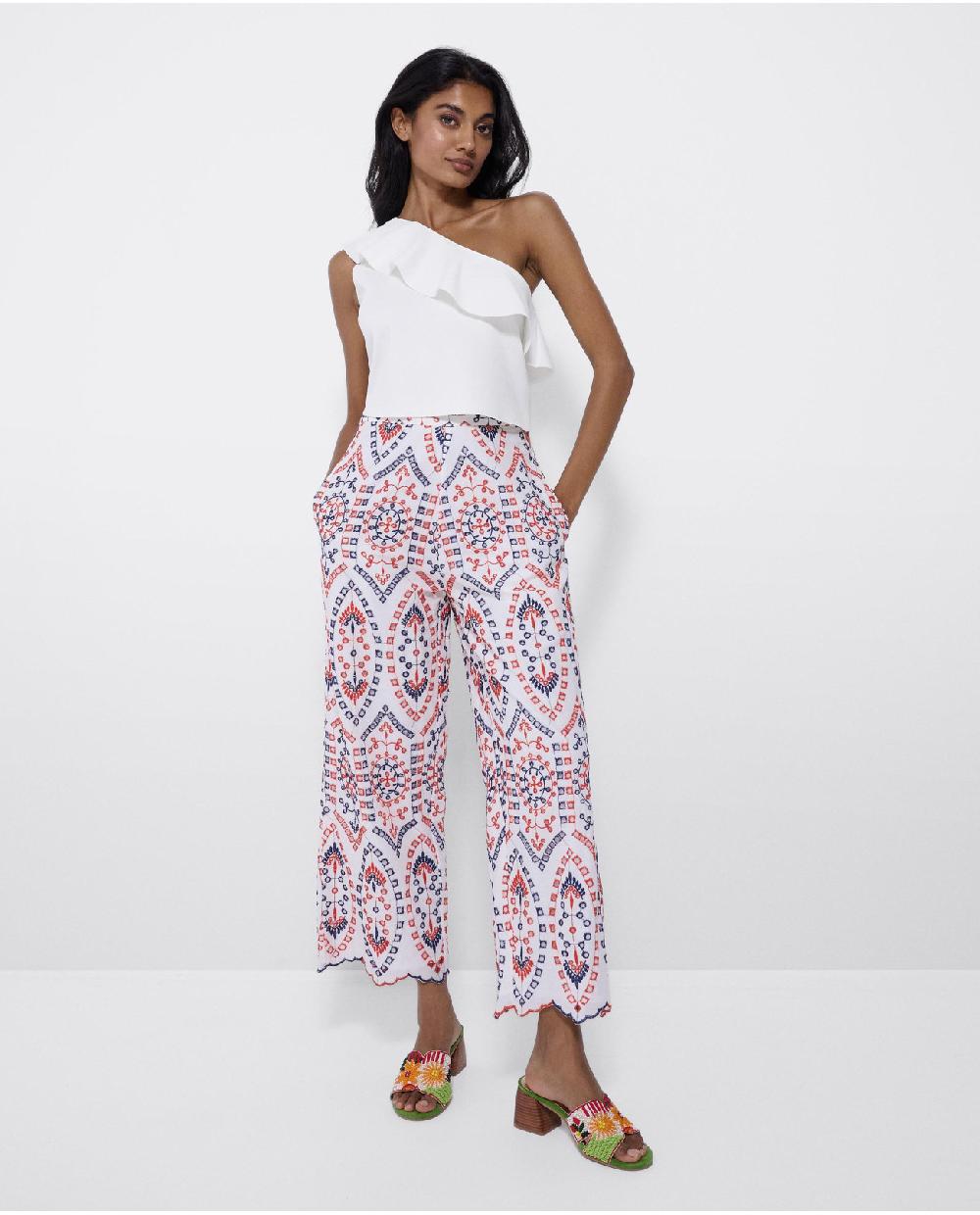 Cuplé PANTALON BORDADO ALGODON MULTICOLOR Rebajas