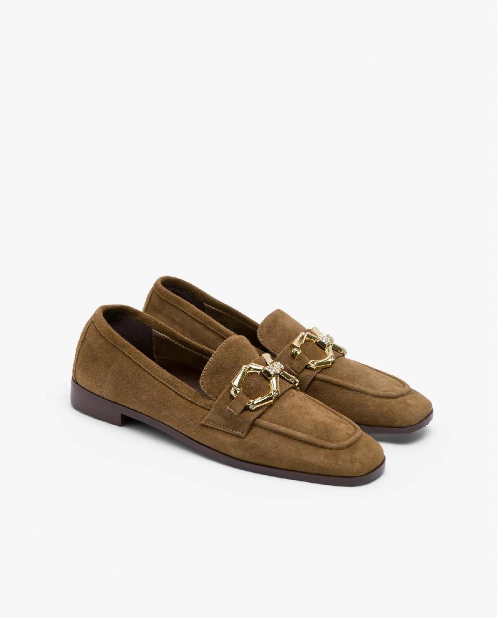 Cuplé MOCASIN HEBILLA ANTE MARRON Tienda