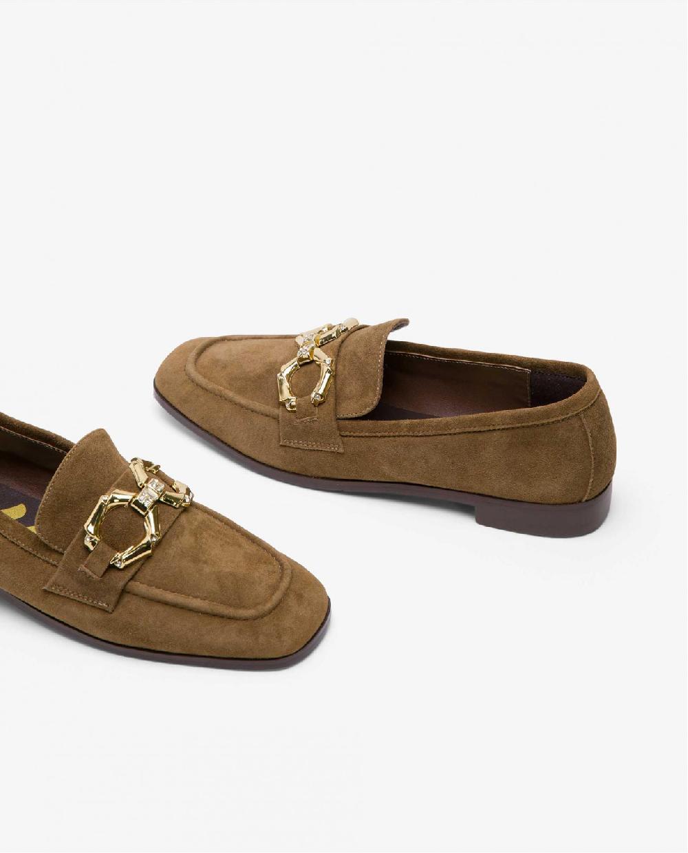 Cuplé MOCASIN HEBILLA ANTE MARRON Tienda