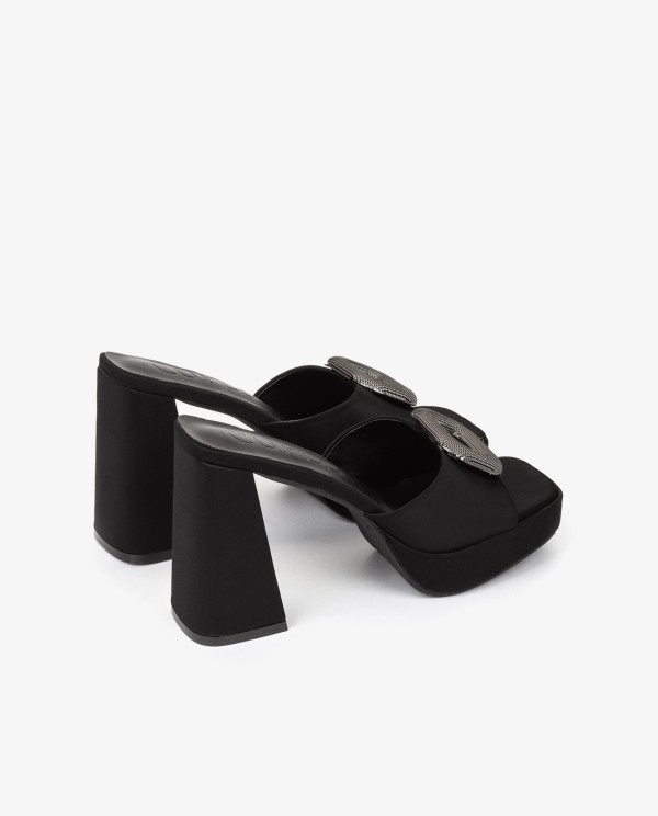Cuplé ZUECO RASO NEGRO Envío gratis