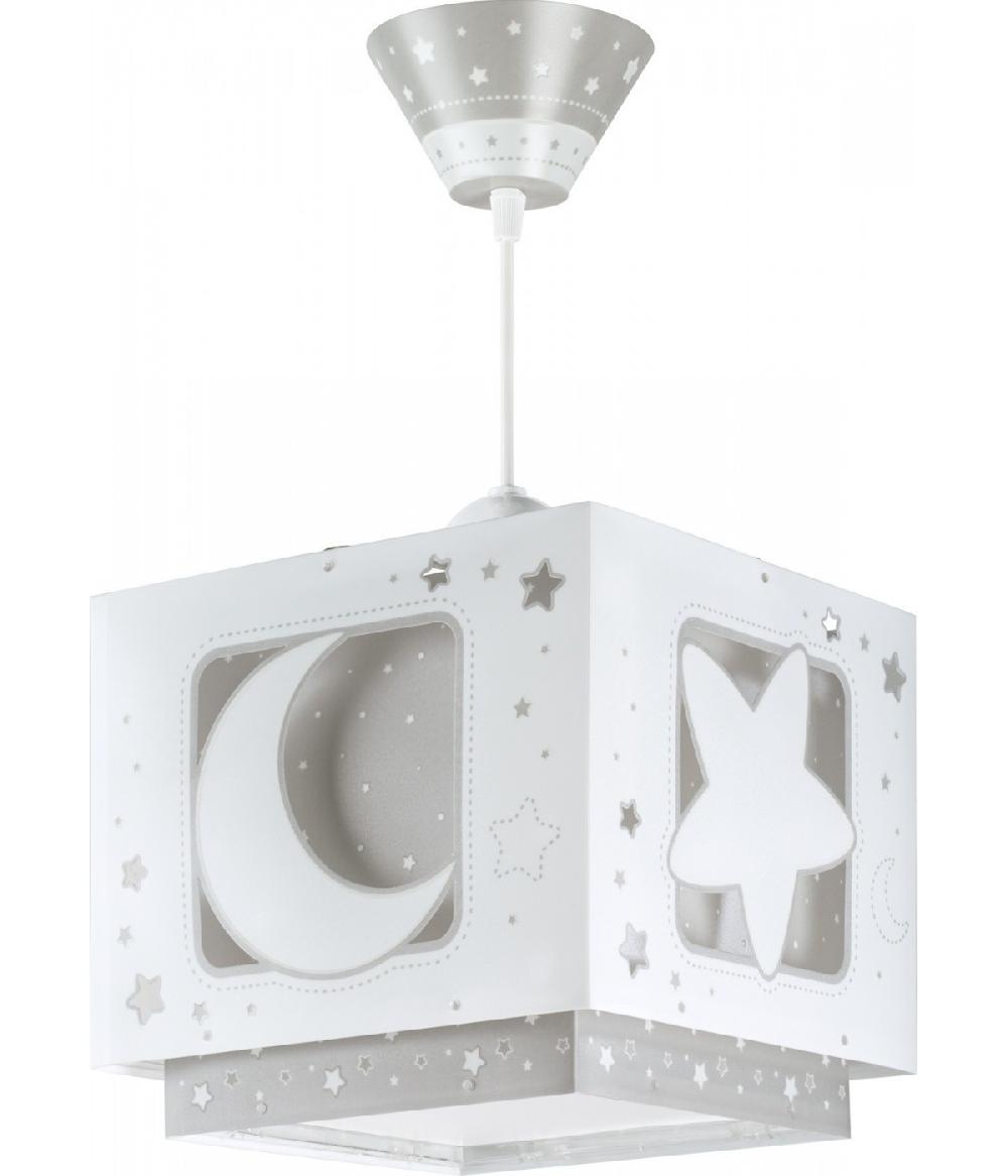 Dansi Lámpara de techo infantil Moonlight Luna y Estrellas gris COMPRAR AHORA