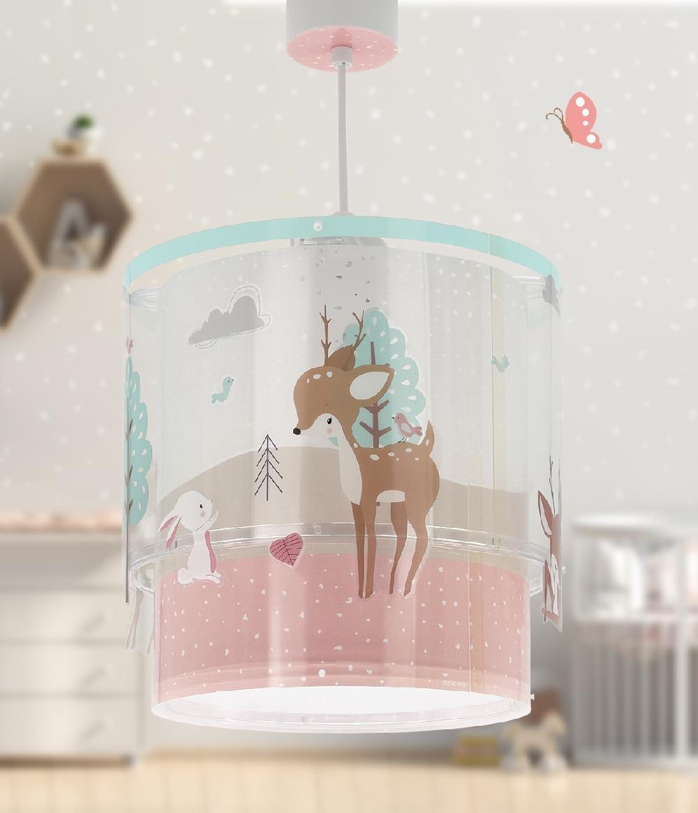 Dansi Lámpara de techo infantil Loving Deer ciervo