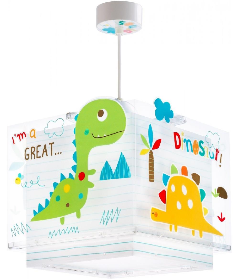 Dansi Lámpara de techo infantil Dinos Dinosaurios Último día