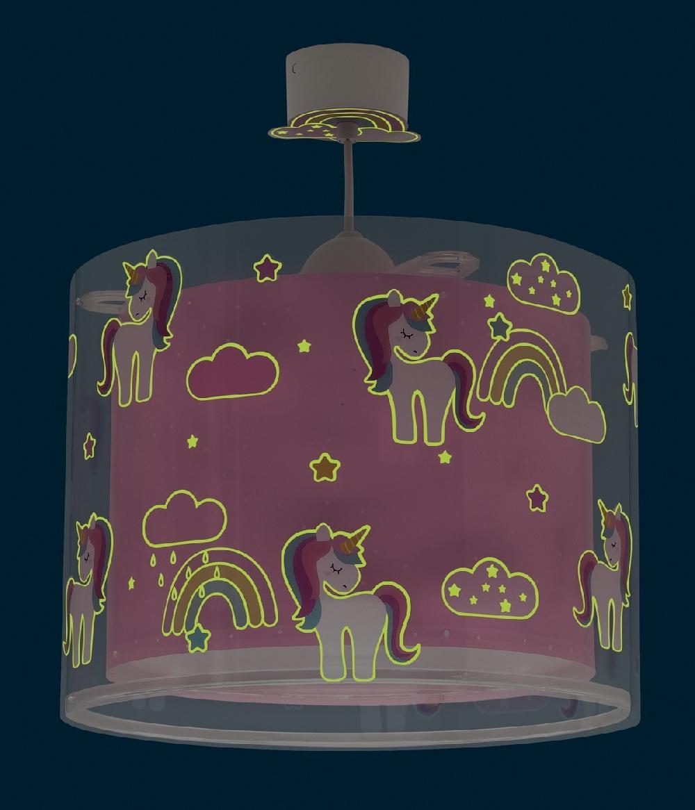 Dansi Lámpara de techo infantil Unicorns Unicornios Oferta especial de fábrica