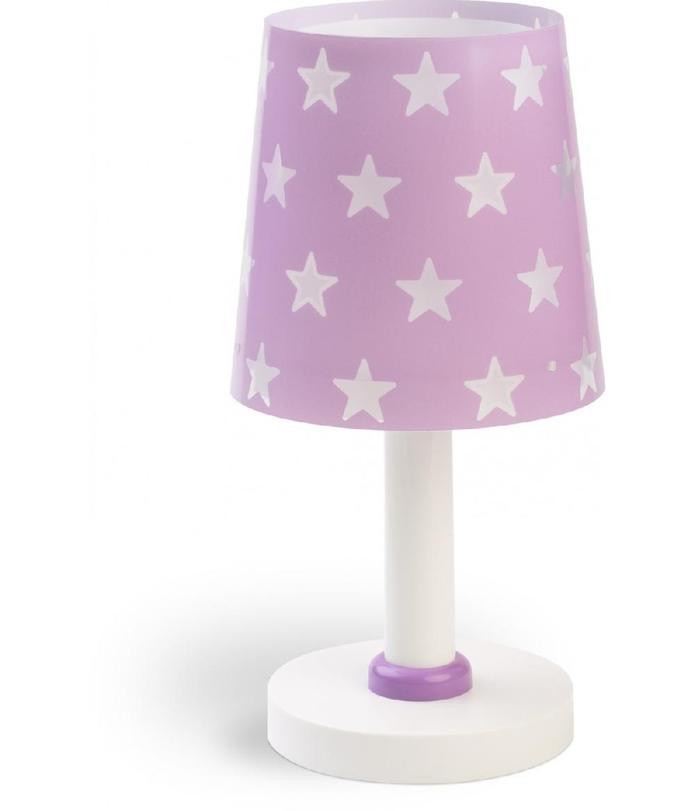 Dansi Lámpara de mesa Stars Estrellas malva En oferta