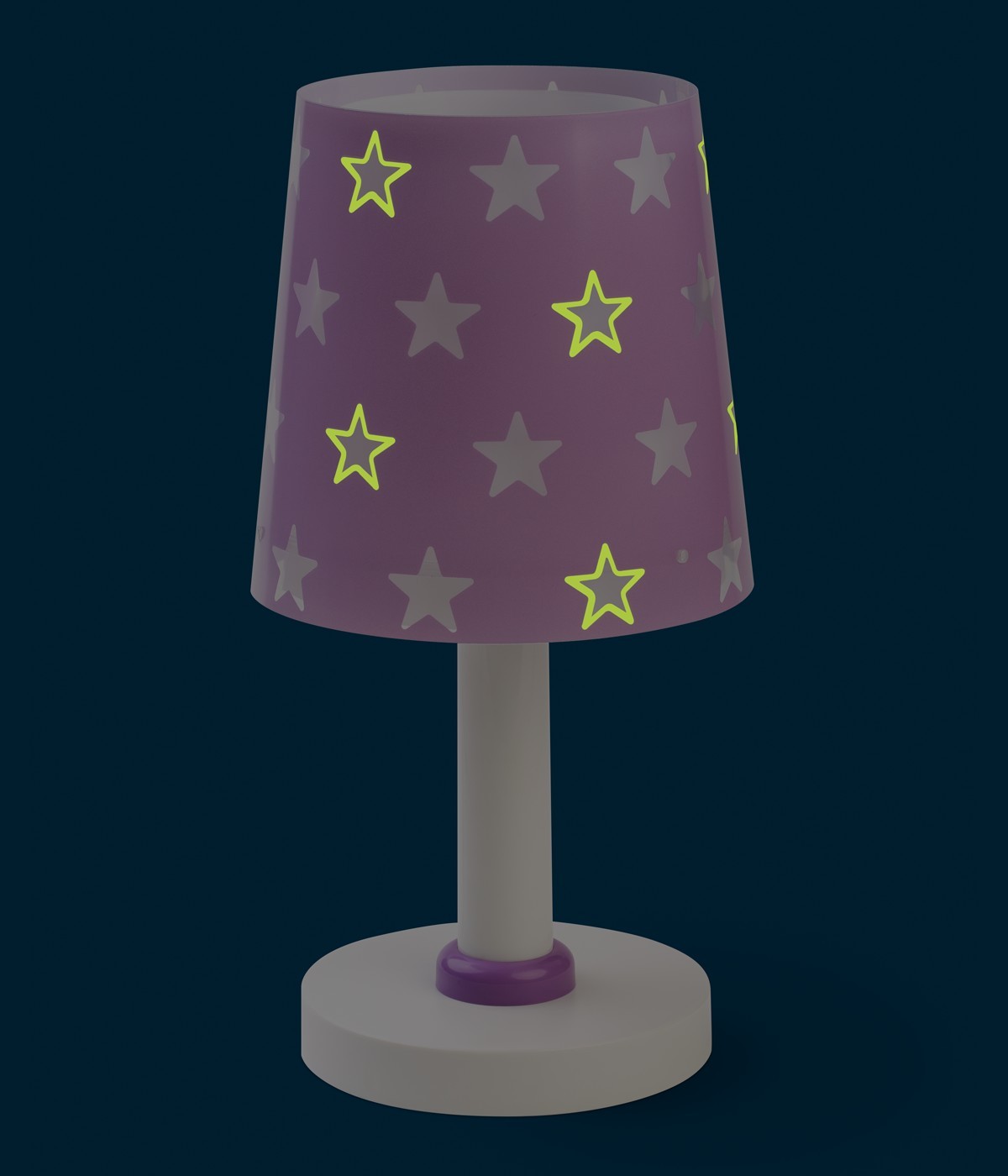 Dansi Lámpara de mesa Stars Estrellas malva En oferta