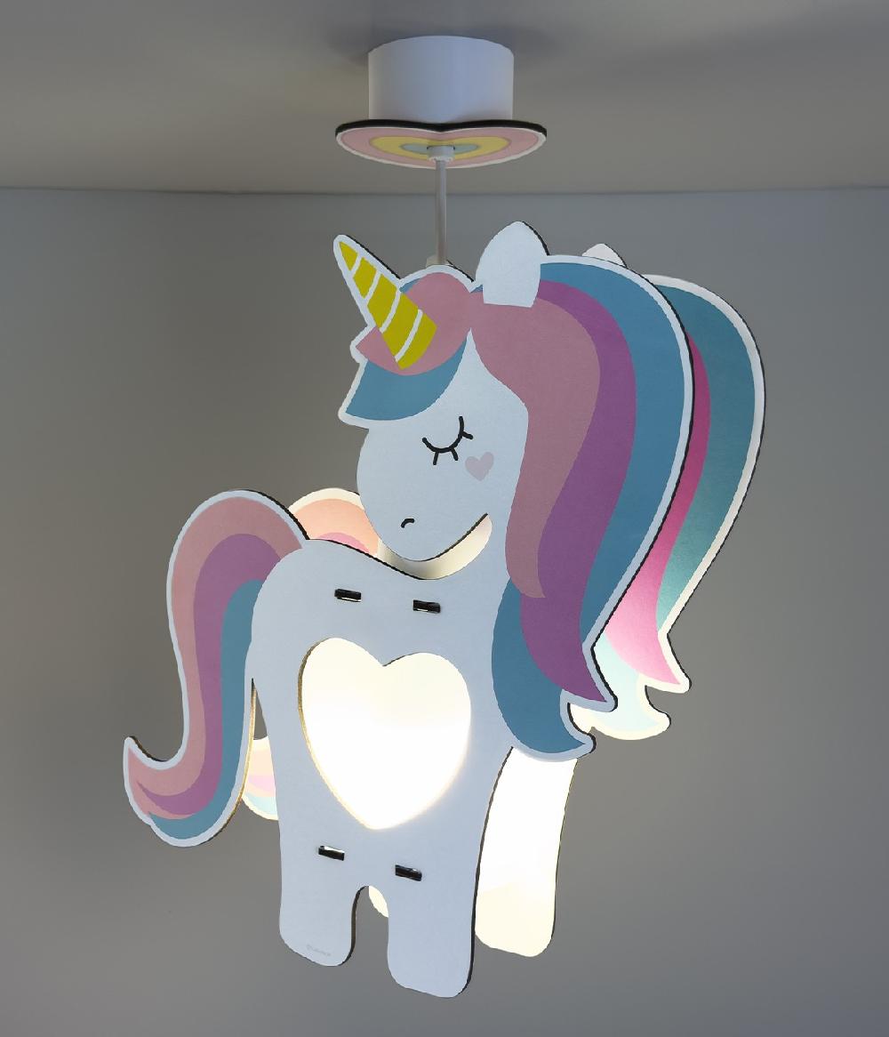 Dansi Lámpara de techo infantil Unicornio - eco friendly Liquidación