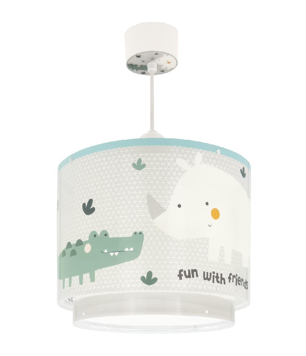 Dansi Lámpara de techo infantil Rhino & Croco Mejor oferta