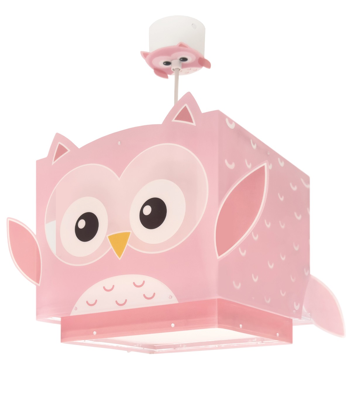 Dansi Lámpara de techo infantil Little Pink Owl Búho Rosa Rebajas top