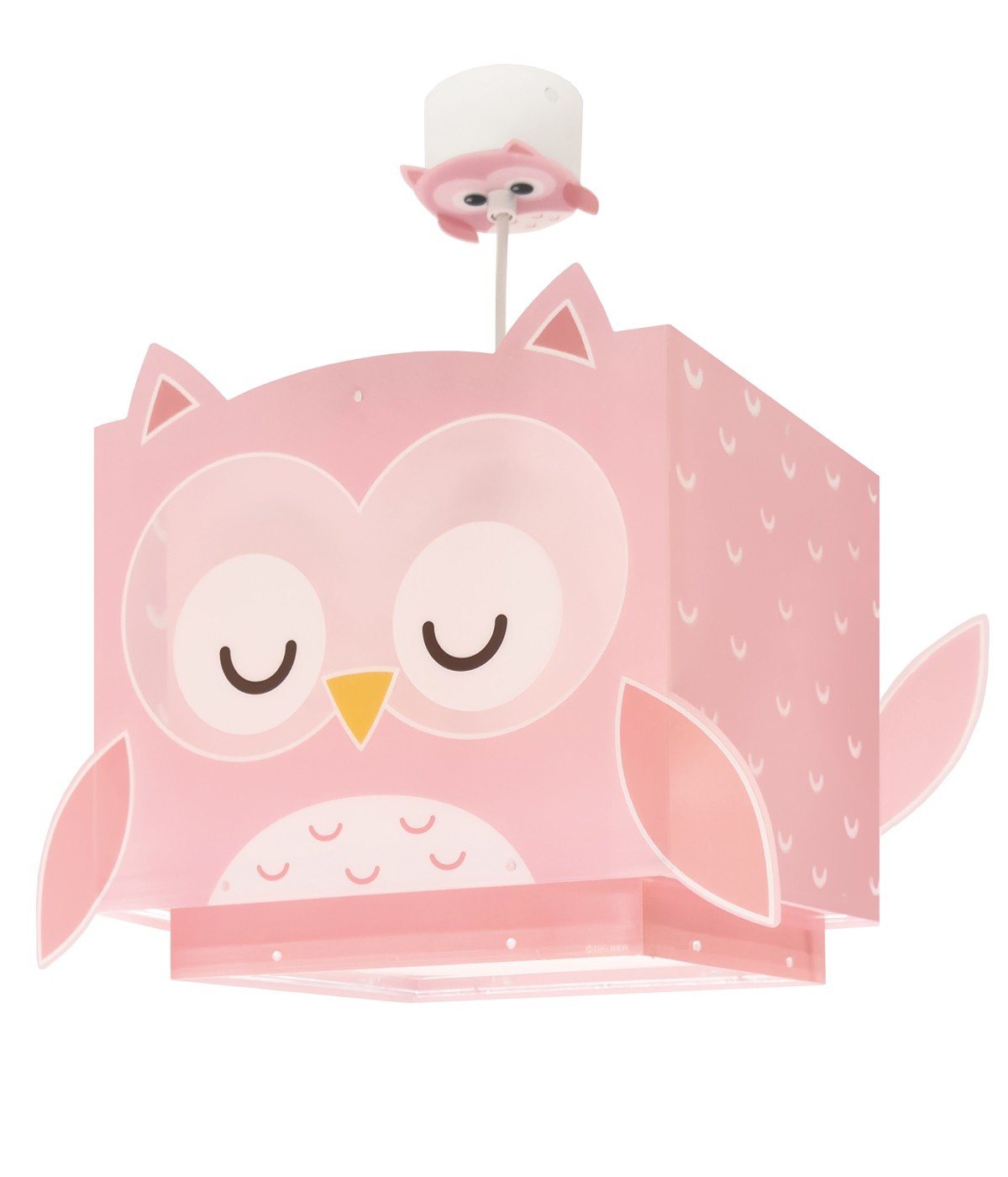 Dansi Lámpara de techo infantil Little Pink Owl Búho Rosa Rebajas top