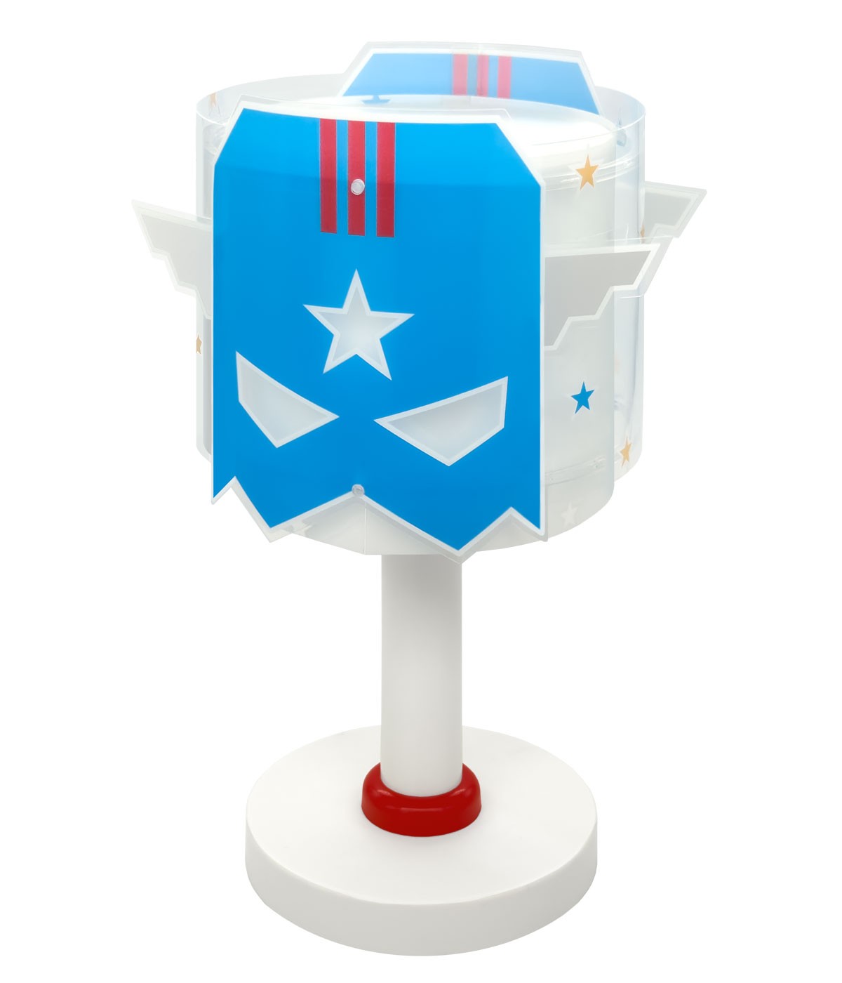 Dansi Lámpara de mesa infantil Blue Hero Envío gratis