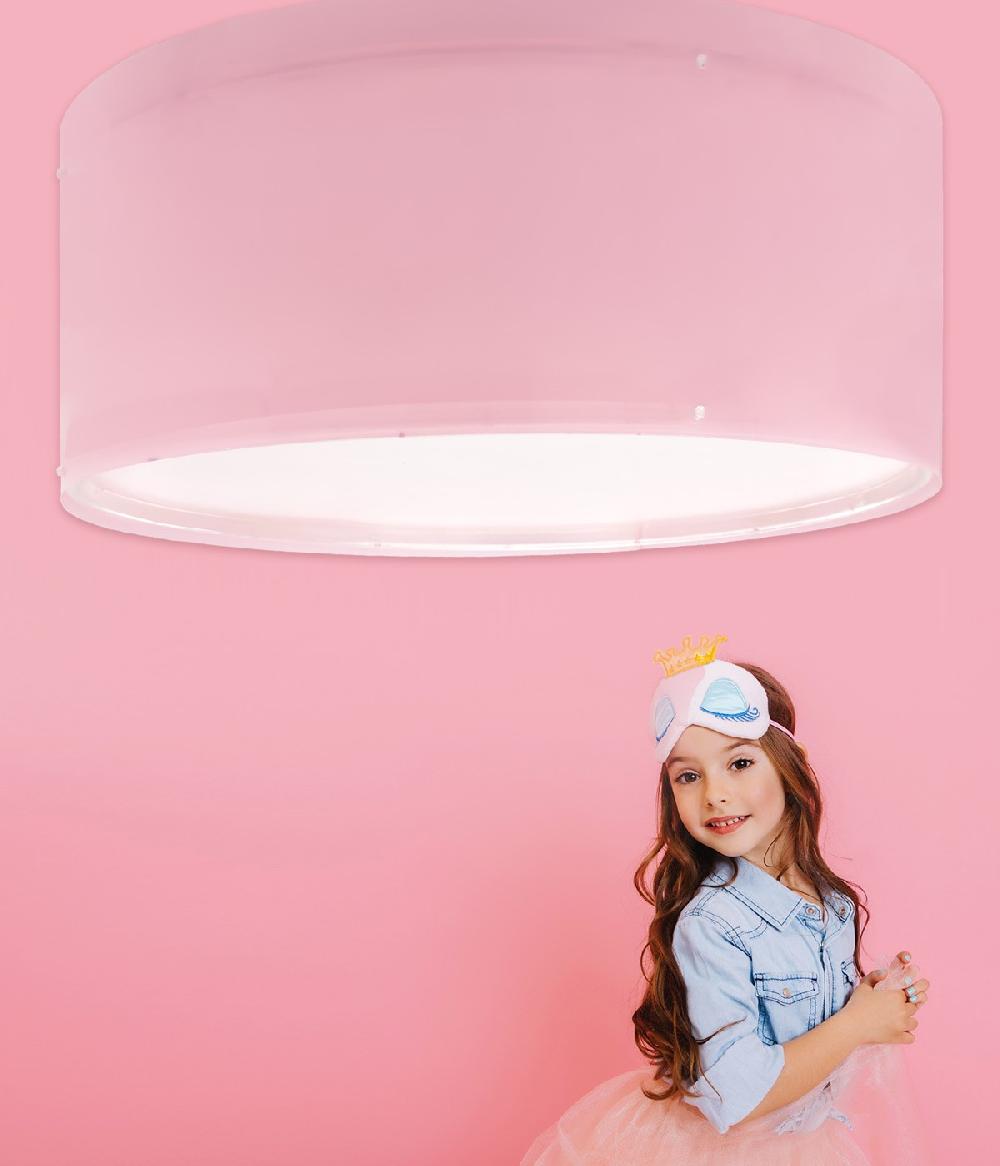 Dansi Plafón de techo infantil Color Light Rosa