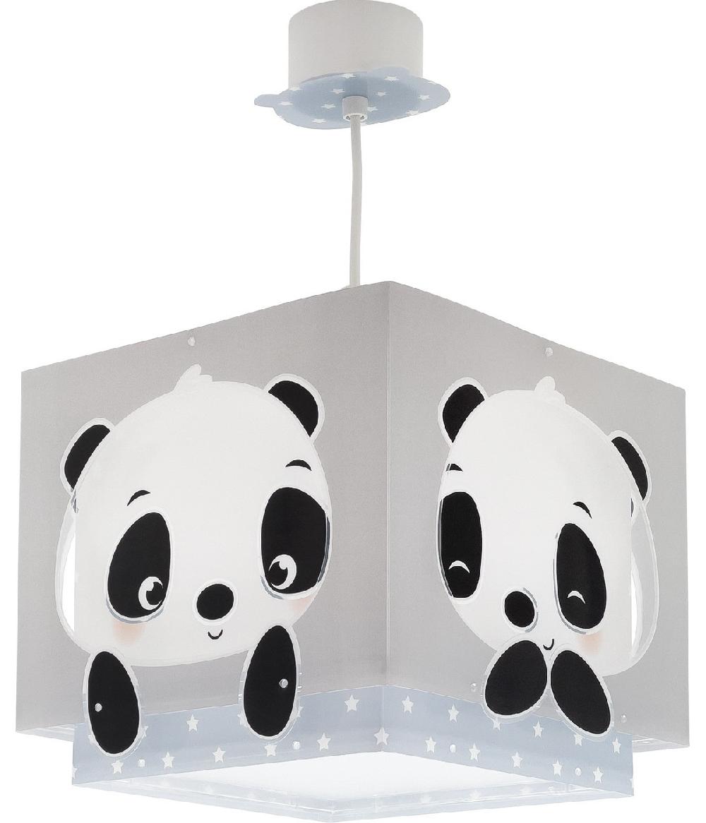 Dansi Lámpara de techo infantil Panda azul Liquidación