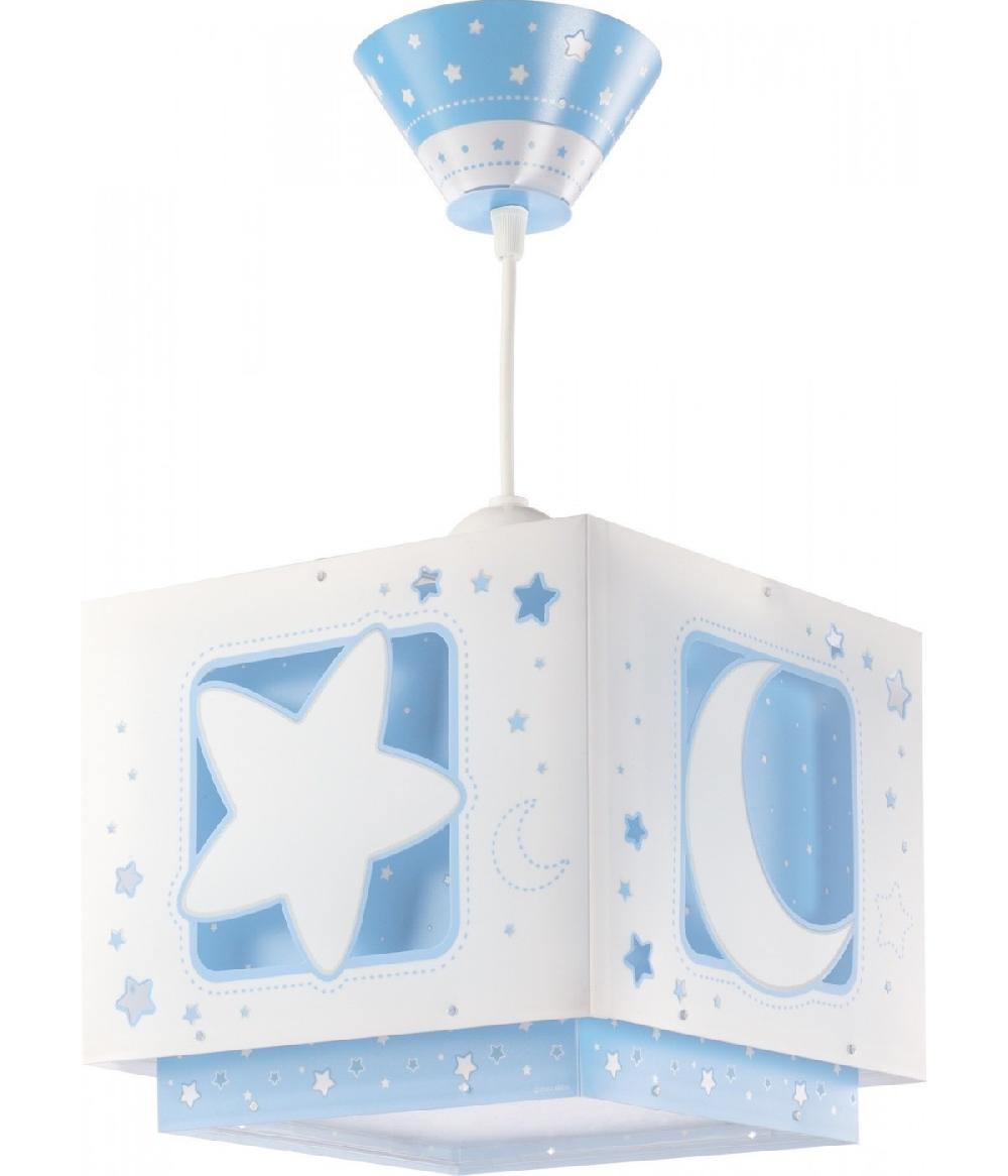 Dansi Lámpara de techo infantil Moonlight Luna y Estrellas azul Ofertas