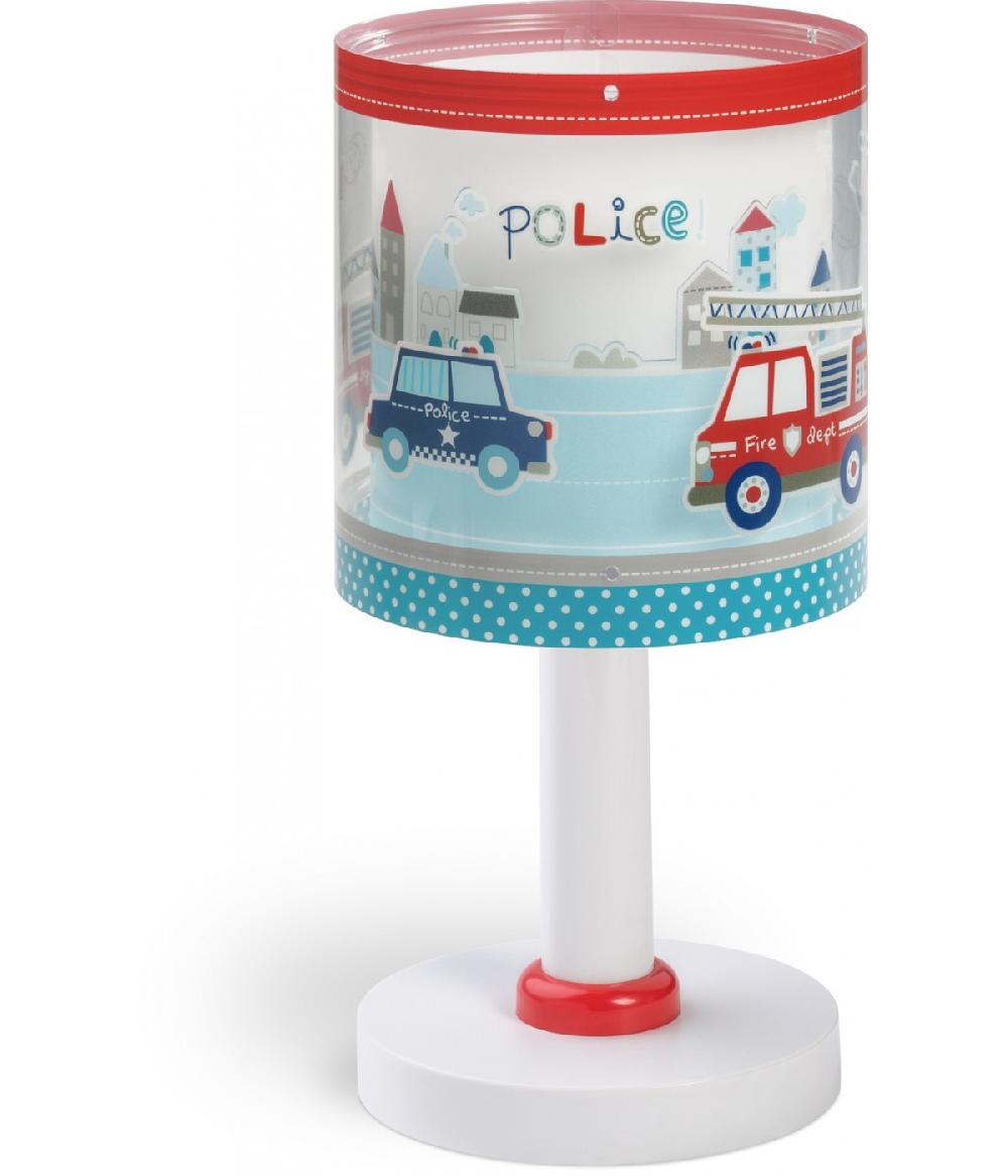 Dansi Lámpara de mesa infantil Policia y Bomberos En oferta