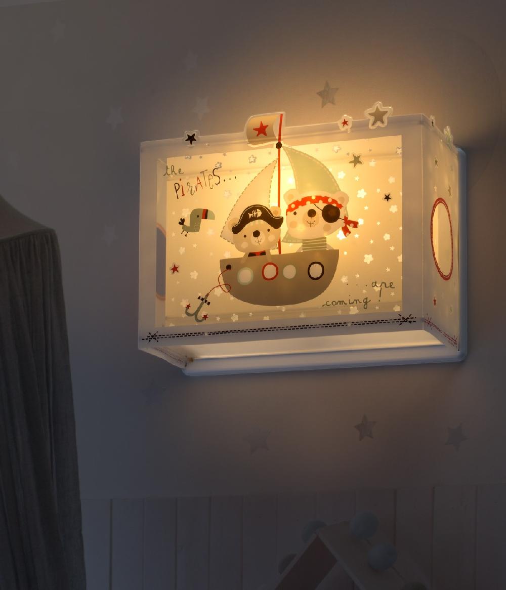 Dansi Aplique de pared infantil The Piratas