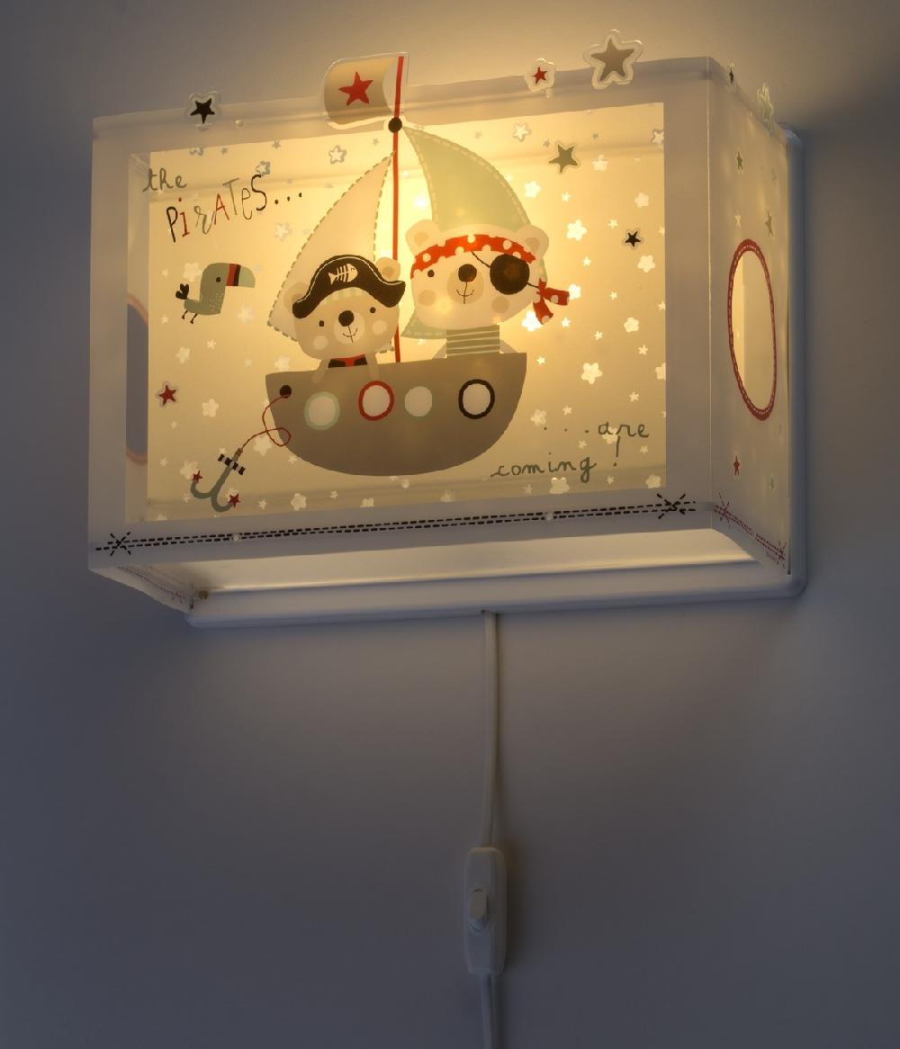 Dansi Aplique de pared infantil The Piratas Mejor oferta