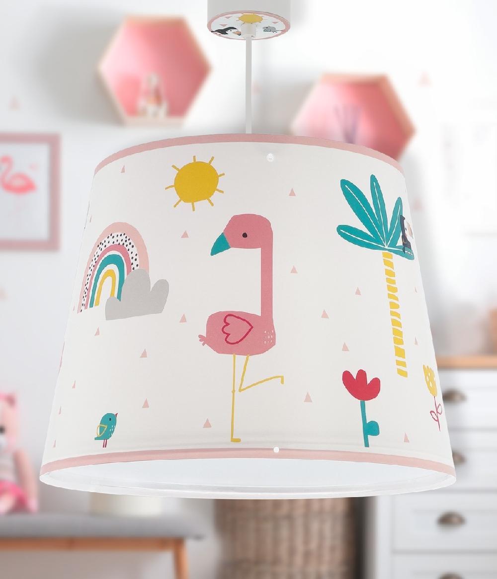 Dansi Lámpara de techo infantil Flamingo Flamenco